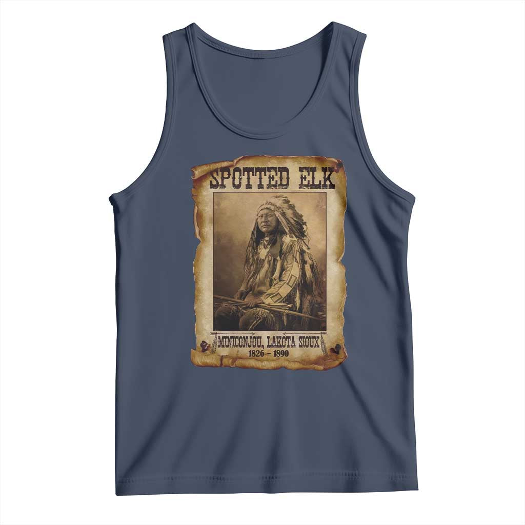 Spotted Elk Tank Top Lakota Sioux Miniconjou Chief Native American History - Wonder Print Shop