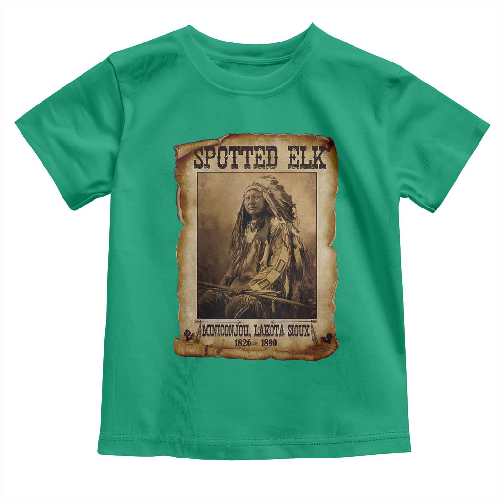 Spotted Elk Toddler T Shirt Lakota Sioux Miniconjou Chief Native American History - Wonder Print Shop