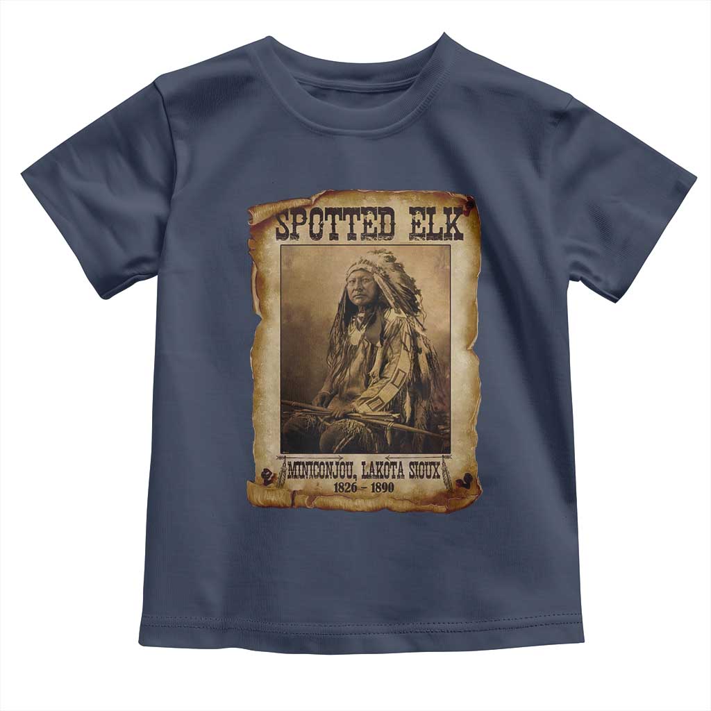 Spotted Elk Toddler T Shirt Lakota Sioux Miniconjou Chief Native American History - Wonder Print Shop