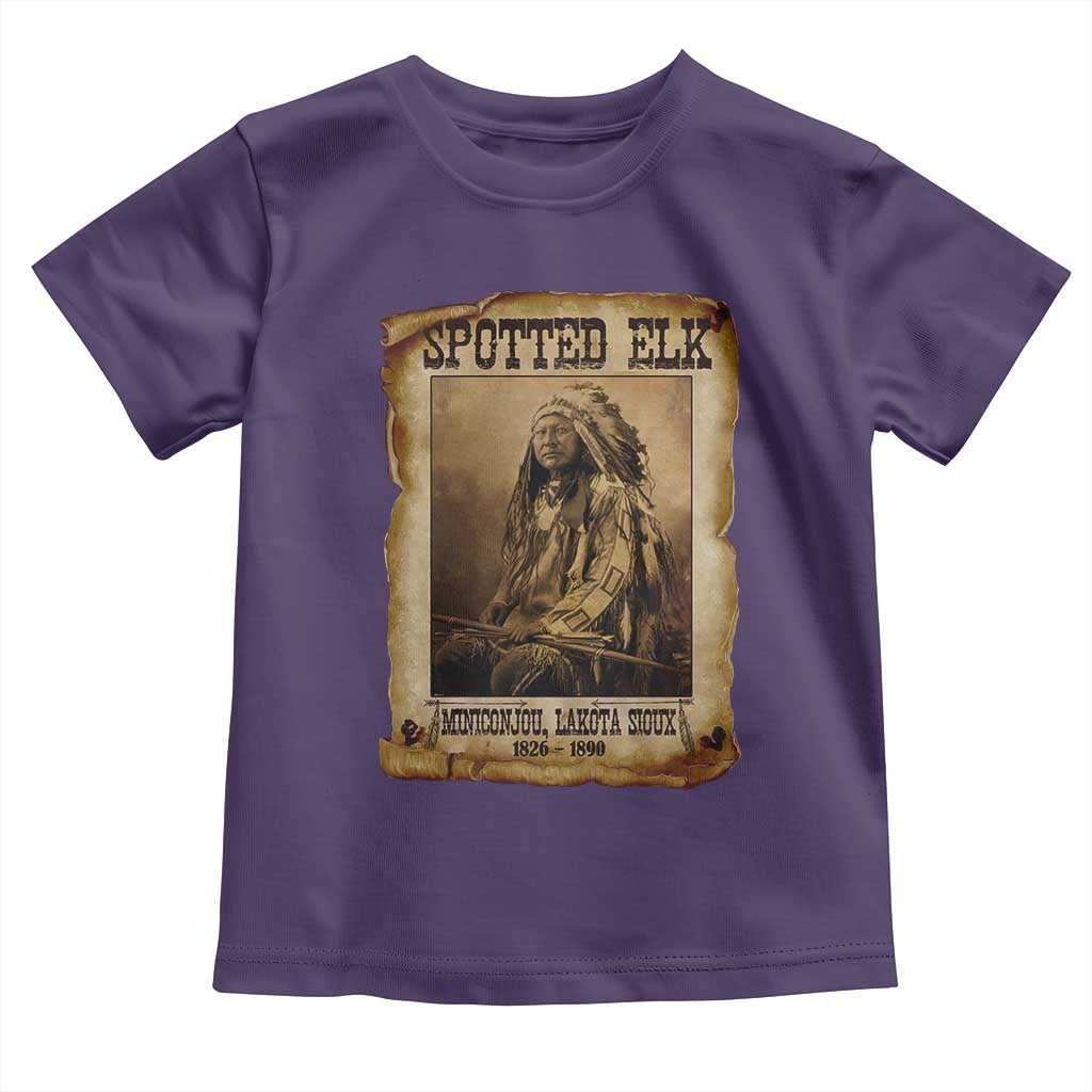 Spotted Elk Toddler T Shirt Lakota Sioux Miniconjou Chief Native American History - Wonder Print Shop