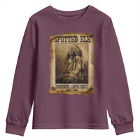 Spotted Elk Youth Sweatshirt Lakota Sioux Miniconjou Chief Native American History - Wonder Print Shop