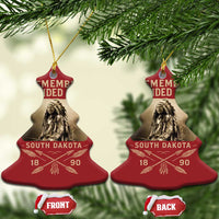 Remember Wounded Knee Christmas Ornament Spotted Elk Lakota Sioux Native American History - Wonder Print Shop