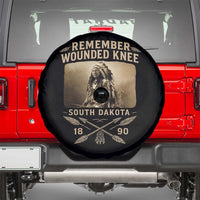 Remember Wounded Knee Spare Tire Cover Spotted Elk Lakota Sioux Native American History - Wonder Print Shop