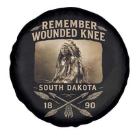 Remember Wounded Knee Spare Tire Cover Spotted Elk Lakota Sioux Native American History - Wonder Print Shop