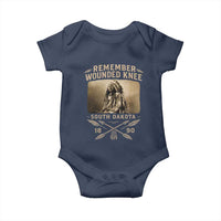 Remember Wounded Knee Baby Onesie Spotted Elk Lakota Sioux Native American History - Wonder Print Shop