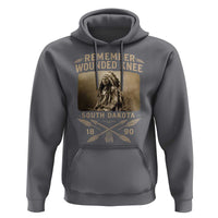 Remember Wounded Knee Hoodie Spotted Elk Lakota Sioux Native American History - Wonder Print Shop