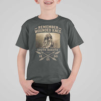 Remember Wounded Knee T Shirt For Kid Spotted Elk Lakota Sioux Native American History - Wonder Print Shop