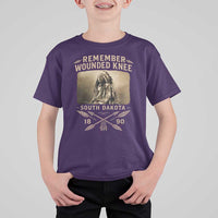 Remember Wounded Knee T Shirt For Kid Spotted Elk Lakota Sioux Native American History - Wonder Print Shop