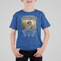 Remember Wounded Knee T Shirt For Kid Spotted Elk Lakota Sioux Native American History - Wonder Print Shop