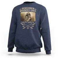 Remember Wounded Knee Sweatshirt Spotted Elk Lakota Sioux Native American History - Wonder Print Shop