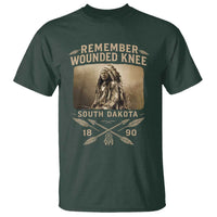 Remember Wounded Knee T Shirt Spotted Elk Lakota Sioux Native American History - Wonder Print Shop