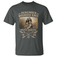 Remember Wounded Knee T Shirt Spotted Elk Lakota Sioux Native American History - Wonder Print Shop