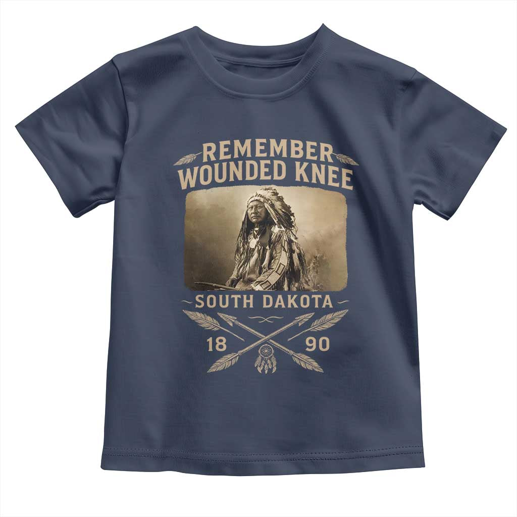 Remember Wounded Knee Toddler T Shirt Spotted Elk Lakota Sioux Native American History - Wonder Print Shop