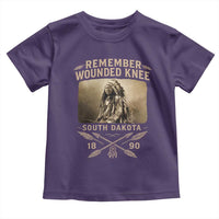 Remember Wounded Knee Toddler T Shirt Spotted Elk Lakota Sioux Native American History - Wonder Print Shop