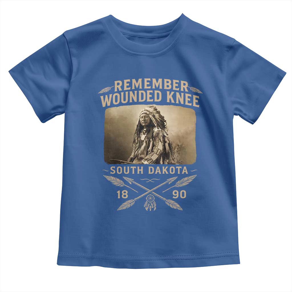 Remember Wounded Knee Toddler T Shirt Spotted Elk Lakota Sioux Native American History - Wonder Print Shop