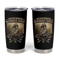 Remember Wounded Knee Tumbler Cup Spotted Elk Lakota Sioux Native American History - Wonder Print Shop