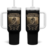 Remember Wounded Knee Tumbler With Handle Spotted Elk Lakota Sioux Native American History - Wonder Print Shop