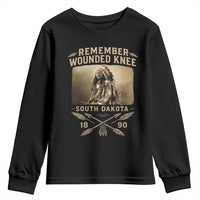 Remember Wounded Knee Youth Sweatshirt Spotted Elk Lakota Sioux Native American History - Wonder Print Shop
