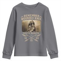 Remember Wounded Knee Youth Sweatshirt Spotted Elk Lakota Sioux Native American History - Wonder Print Shop