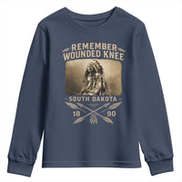 Remember Wounded Knee Youth Sweatshirt Spotted Elk Lakota Sioux Native American History - Wonder Print Shop