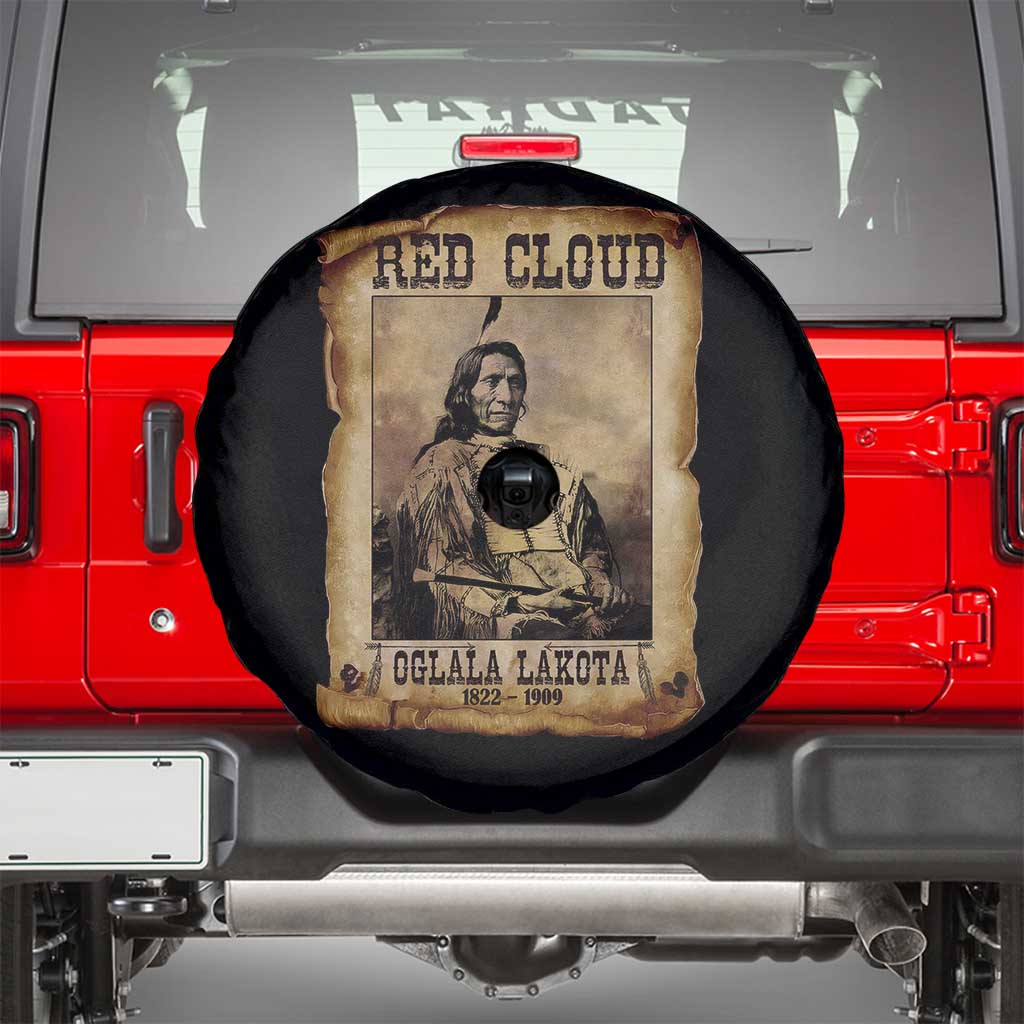 Red Cloud Spare Tire Cover Oglala Lakota Sioux Native American Chief Warrior History - Wonder Print Shop