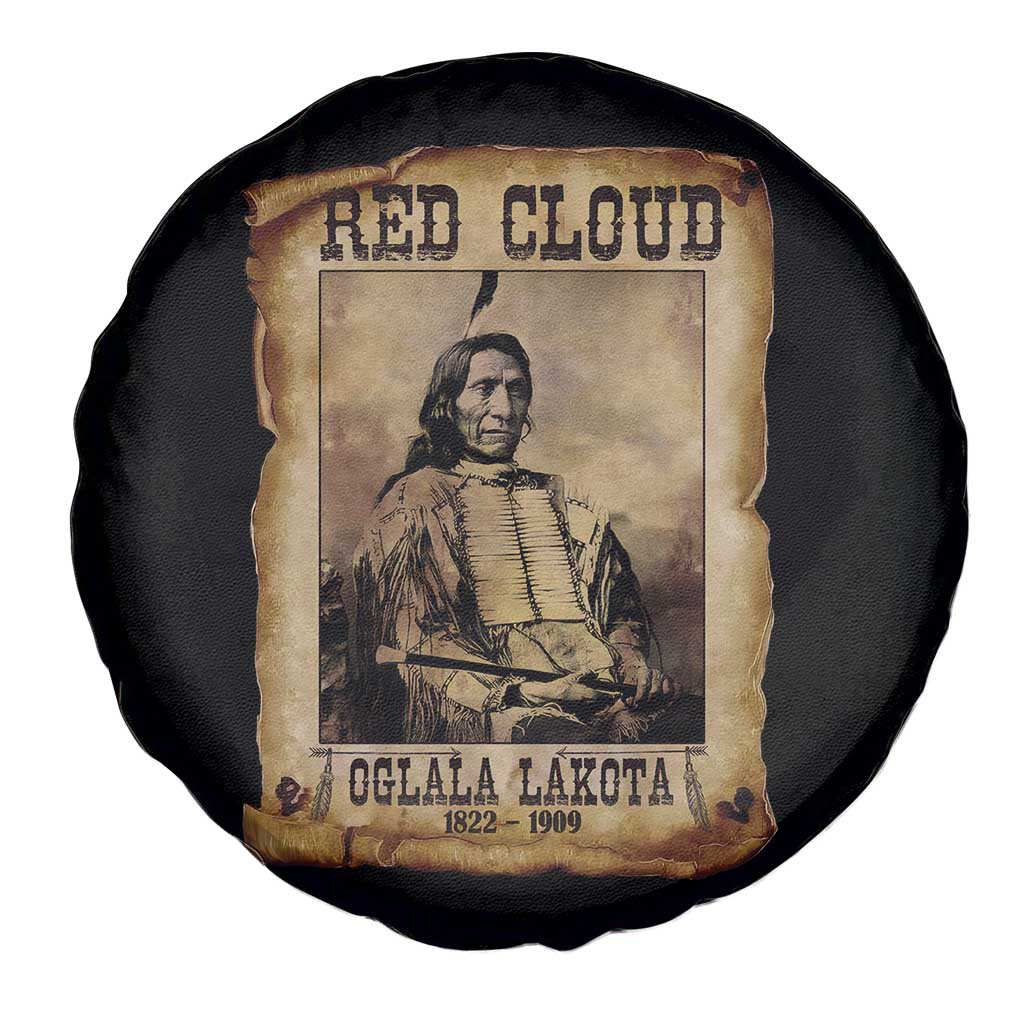 Red Cloud Spare Tire Cover Oglala Lakota Sioux Native American Chief Warrior History - Wonder Print Shop