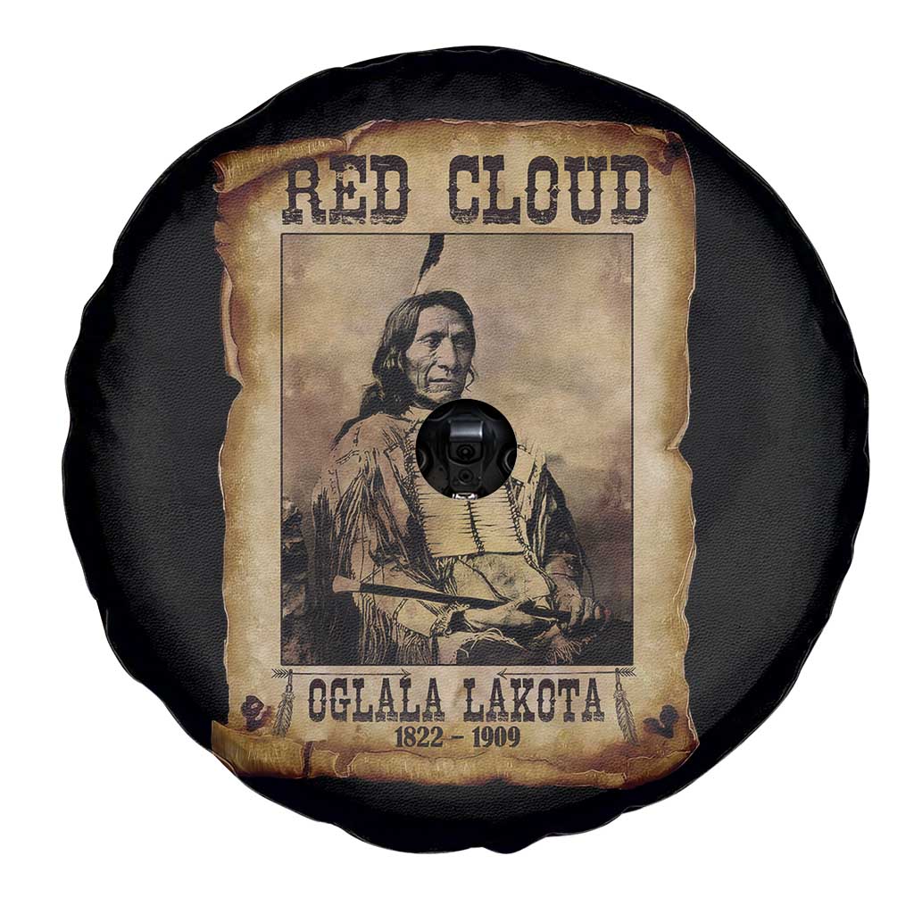 Red Cloud Spare Tire Cover Oglala Lakota Sioux Native American Chief Warrior History - Wonder Print Shop