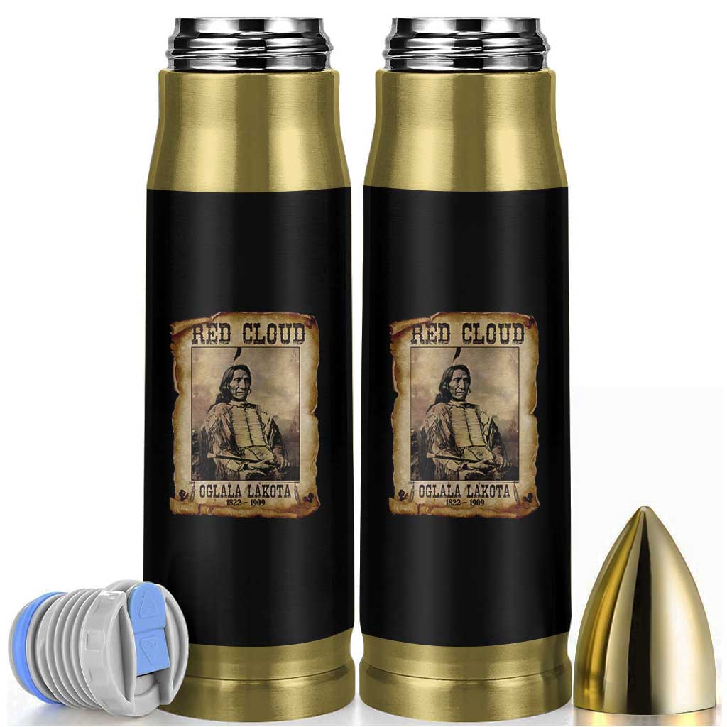 Red Cloud Bullet Tumbler Oglala Lakota Sioux Native American Chief Warrior History - Wonder Print Shop