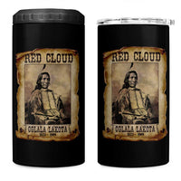 Red Cloud 4 in 1 Can Cooler Tumbler Oglala Lakota Sioux Native American Chief Warrior History - Wonder Print Shop