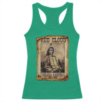 Red Cloud Racerback Tank Top Oglala Lakota Sioux Native American Chief Warrior History - Wonder Print Shop