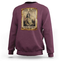 Red Cloud Sweatshirt Oglala Lakota Sioux Native American Chief Warrior History - Wonder Print Shop