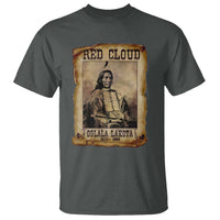 Red Cloud T Shirt Oglala Lakota Sioux Native American Chief Warrior History - Wonder Print Shop