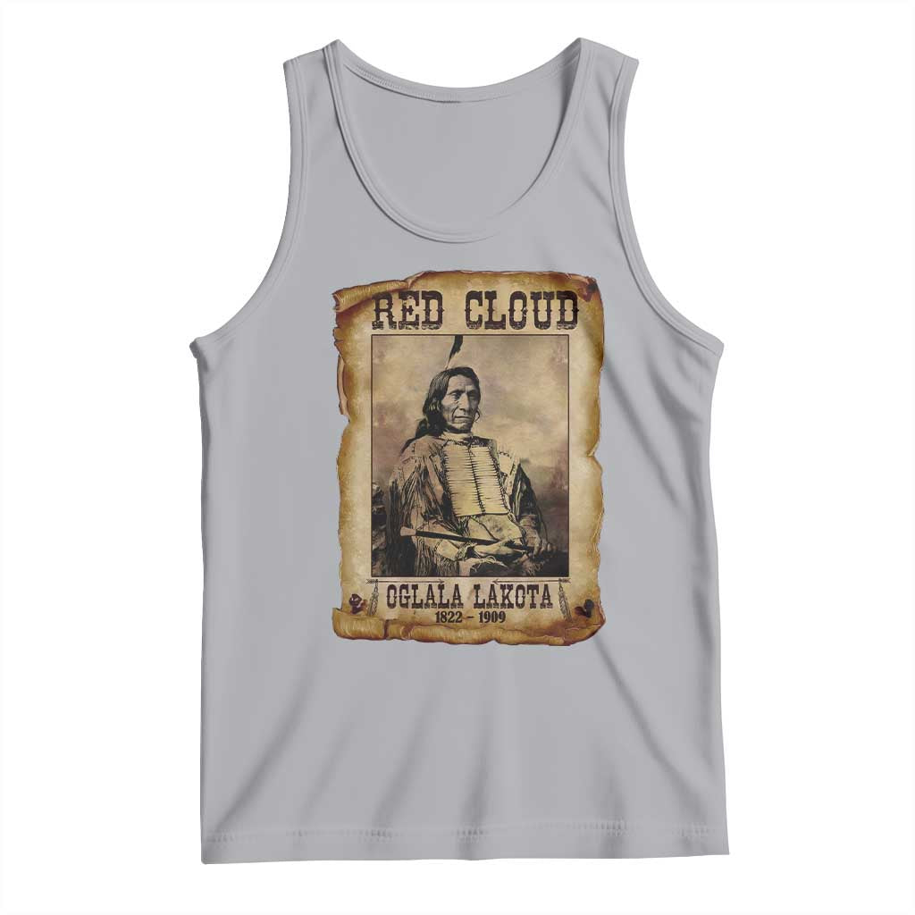 Red Cloud Tank Top Oglala Lakota Sioux Native American Chief Warrior History - Wonder Print Shop