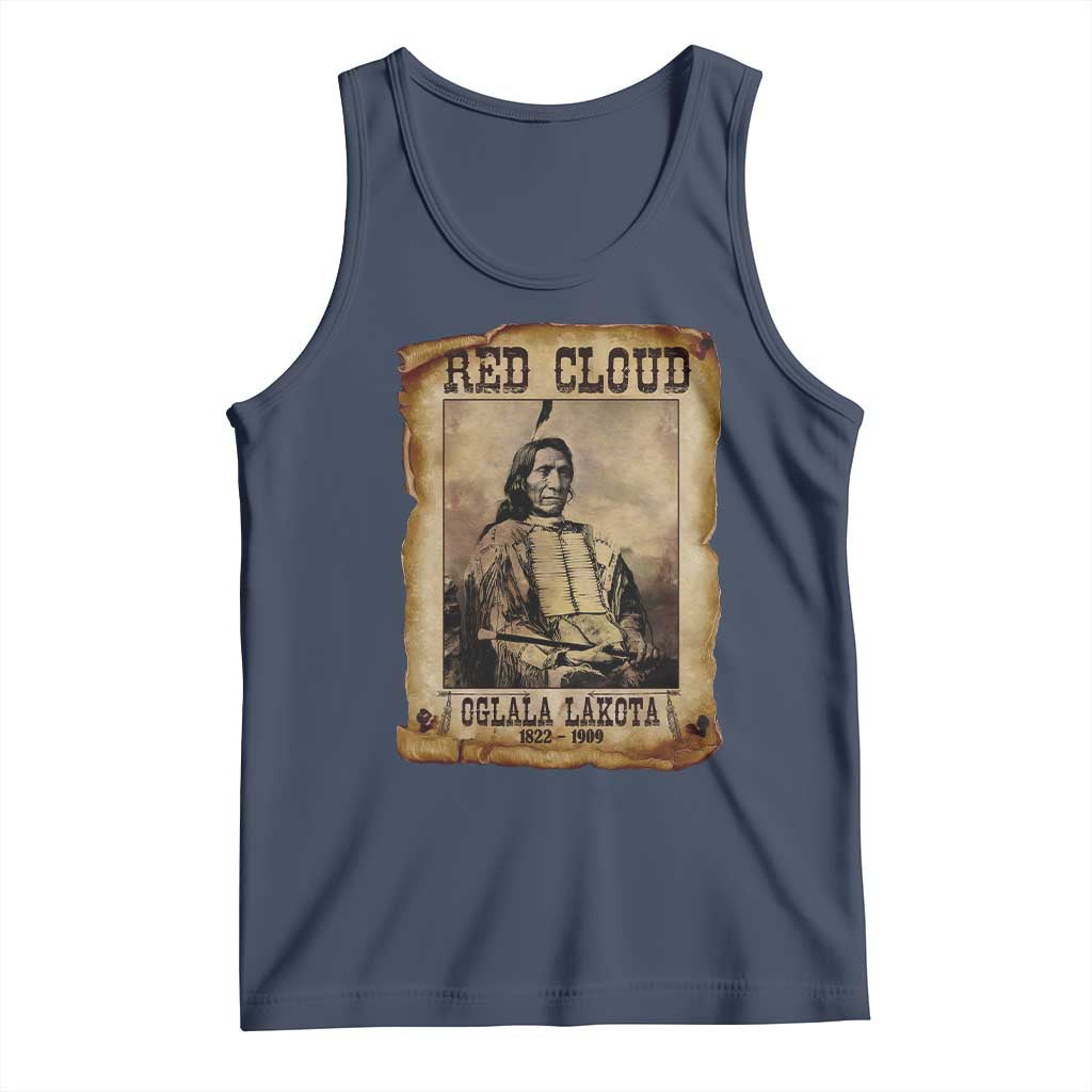 Red Cloud Tank Top Oglala Lakota Sioux Native American Chief Warrior History - Wonder Print Shop