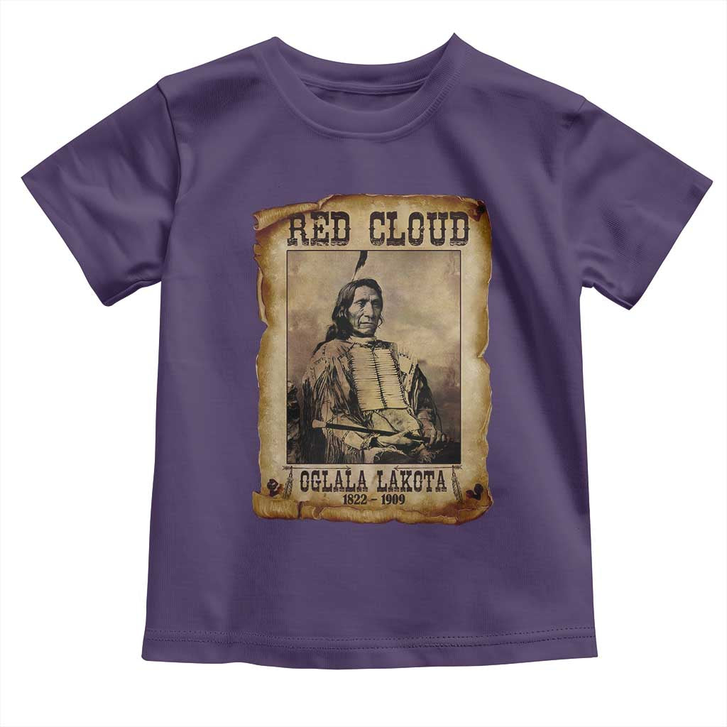 Red Cloud Toddler T Shirt Oglala Lakota Sioux Native American Chief Warrior History - Wonder Print Shop