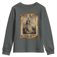 Red Cloud Youth Sweatshirt Oglala Lakota Sioux Native American Chief Warrior History - Wonder Print Shop