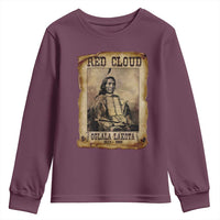 Red Cloud Youth Sweatshirt Oglala Lakota Sioux Native American Chief Warrior History - Wonder Print Shop