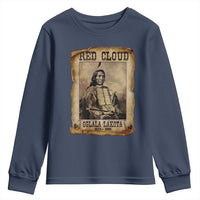 Red Cloud Youth Sweatshirt Oglala Lakota Sioux Native American Chief Warrior History - Wonder Print Shop
