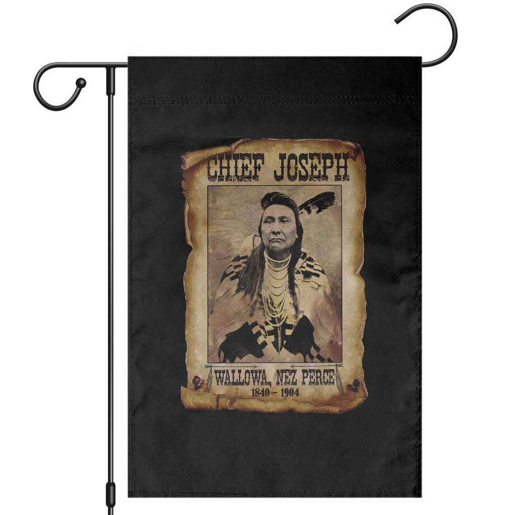 Chief Joseph Garden Flag Wallowa Nez Perce Native American Leader History - Wonder Print Shop