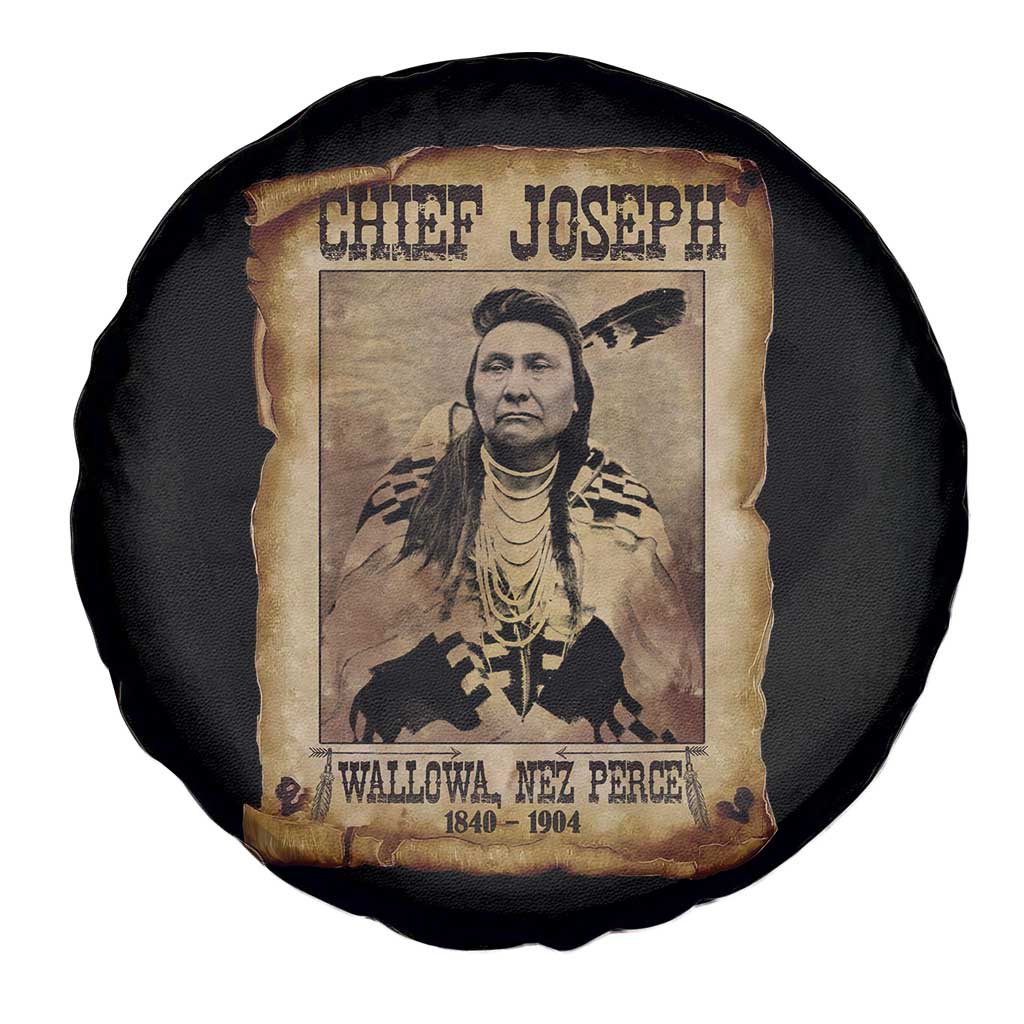 Chief Joseph Spare Tire Cover Wallowa Nez Perce Native American Leader History - Wonder Print Shop