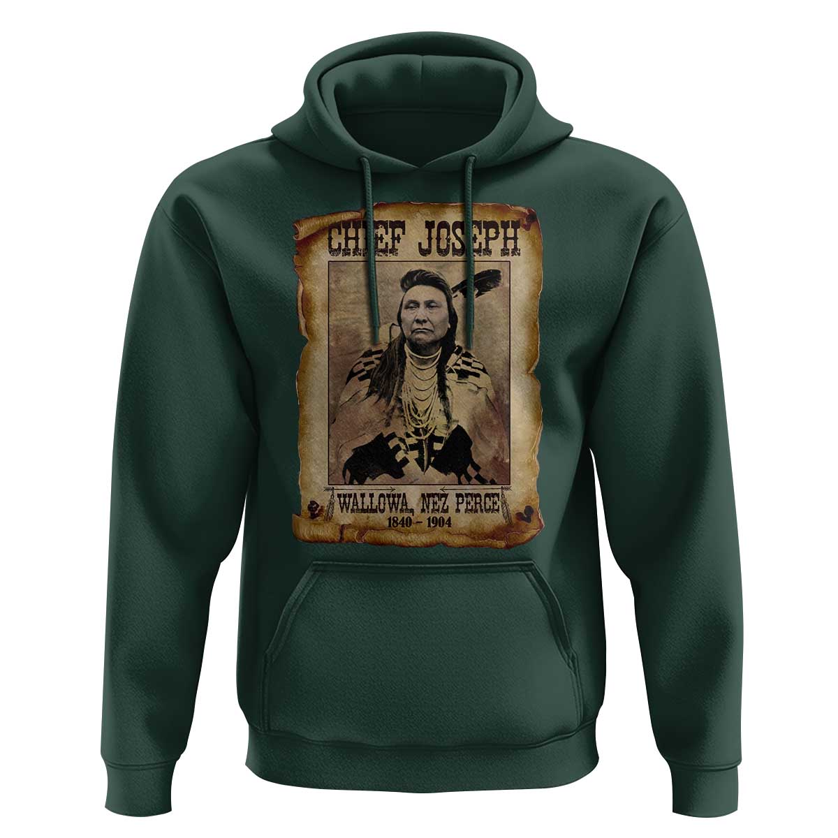 Chief Joseph Hoodie Wallowa Nez Perce Native American Leader History - Wonder Print Shop