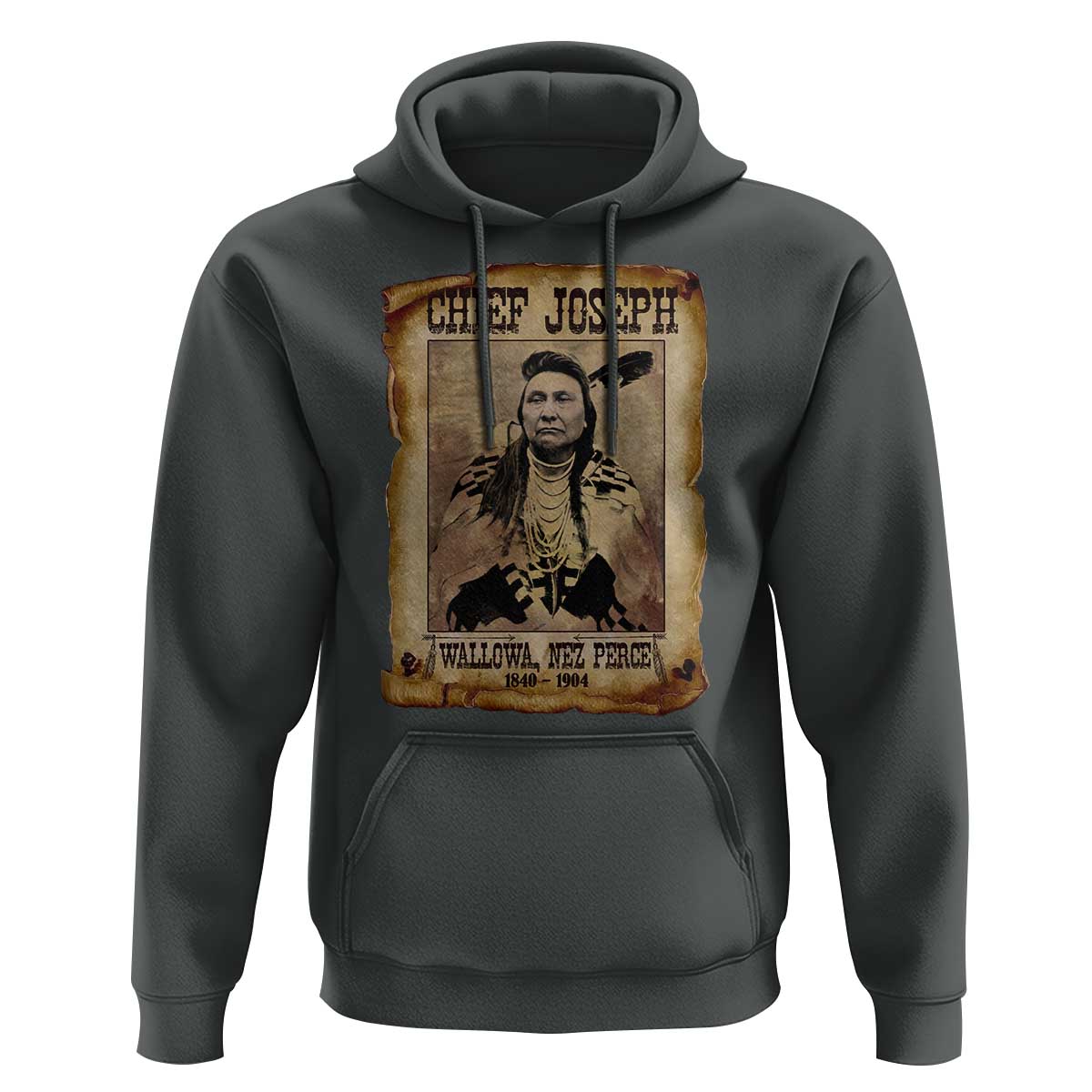 Chief Joseph Hoodie Wallowa Nez Perce Native American Leader History - Wonder Print Shop