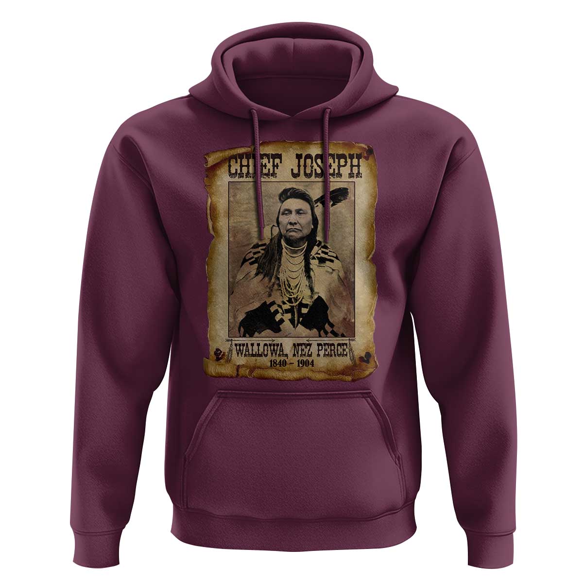 Chief Joseph Hoodie Wallowa Nez Perce Native American Leader History - Wonder Print Shop
