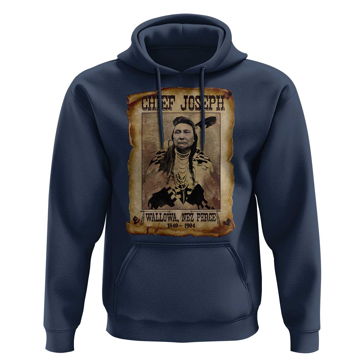 Chief Joseph Hoodie Wallowa Nez Perce Native American Leader History - Wonder Print Shop