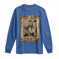 Chief Joseph Long Sleeve Shirt Wallowa Nez Perce Native American Leader History - Wonder Print Shop