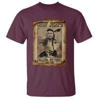 Chief Joseph T Shirt Wallowa Nez Perce Native American Leader History - Wonder Print Shop