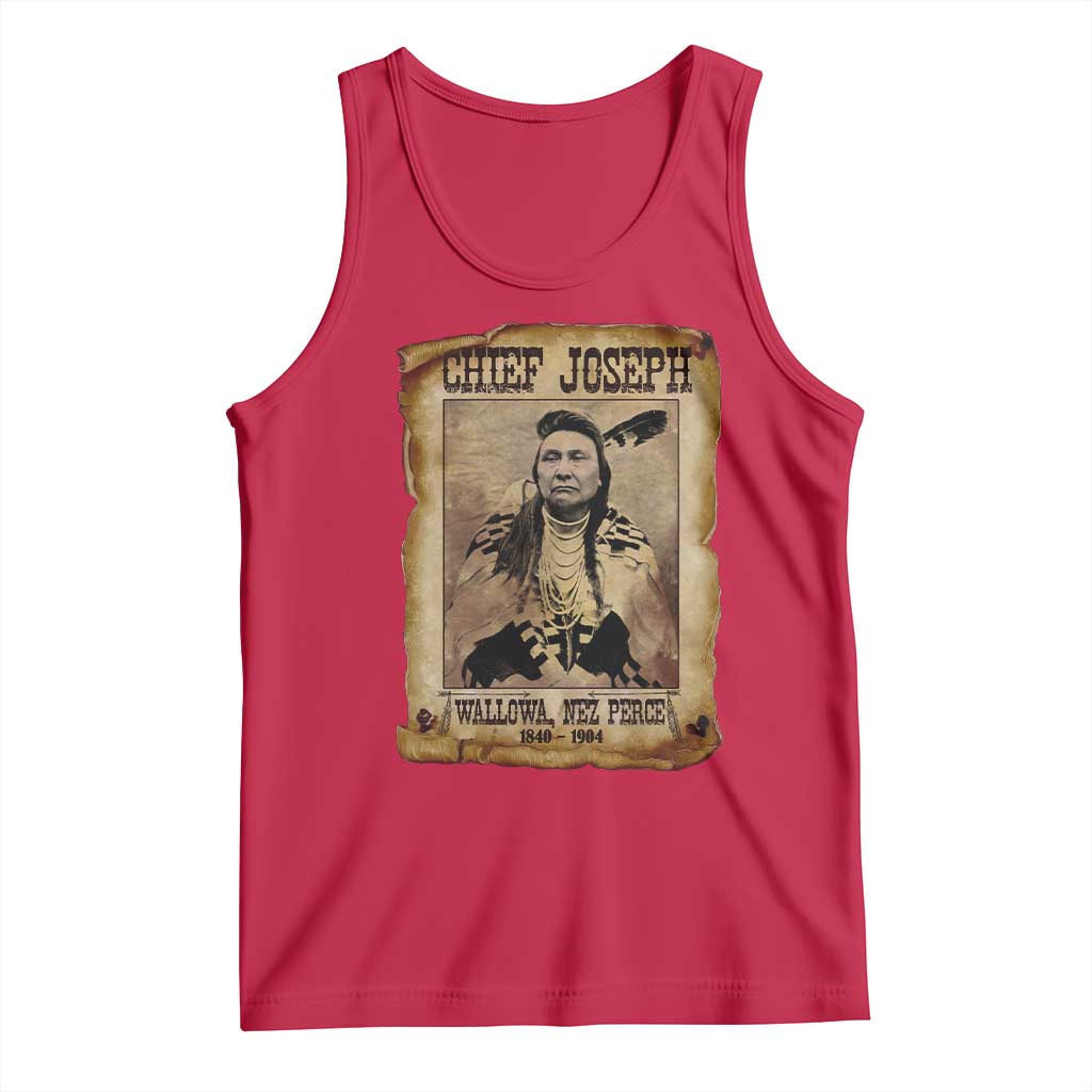 Chief Joseph Tank Top Wallowa Nez Perce Native American Leader History - Wonder Print Shop