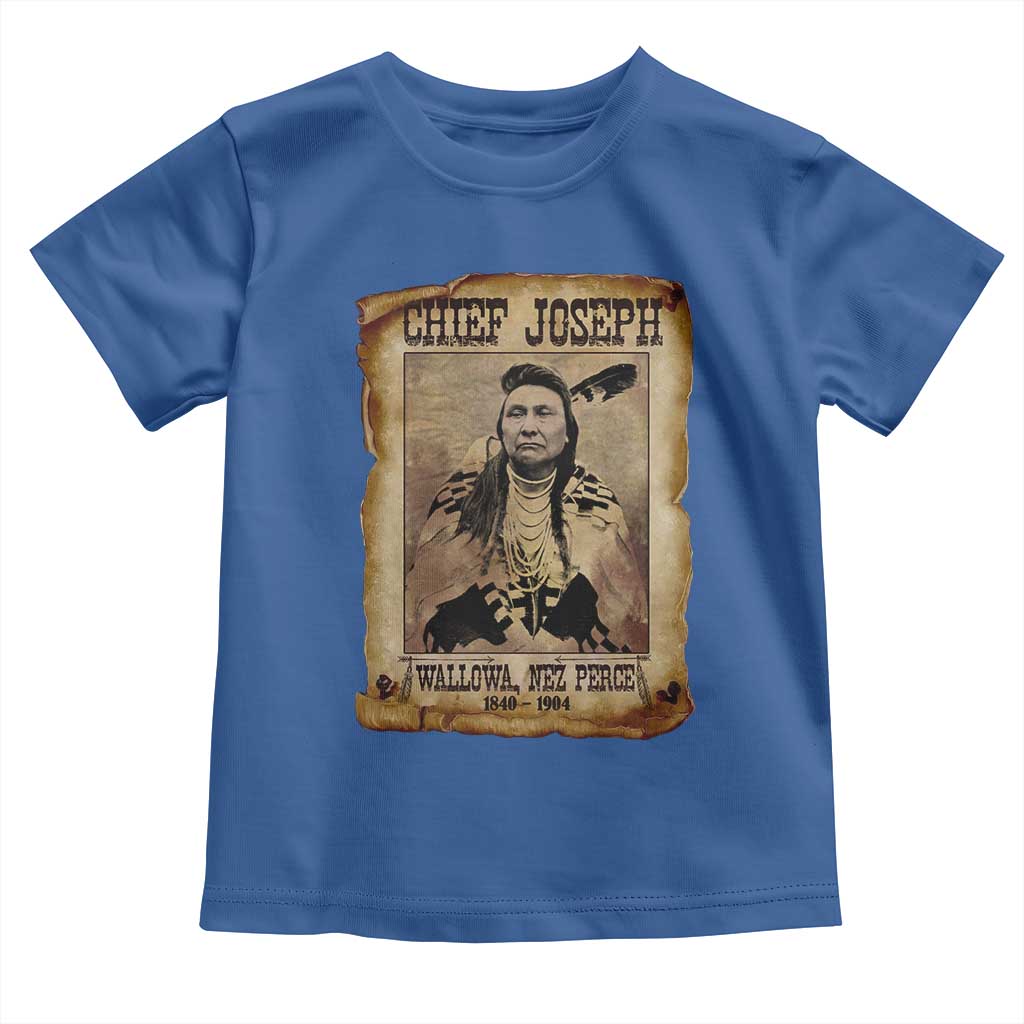 Chief Joseph Toddler T Shirt Wallowa Nez Perce Native American Leader History - Wonder Print Shop
