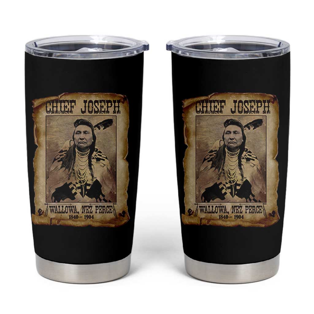 Chief Joseph Tumbler Cup Wallowa Nez Perce Native American Leader History - Wonder Print Shop