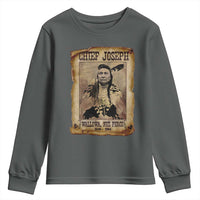 Chief Joseph Youth Sweatshirt Wallowa Nez Perce Native American Leader History - Wonder Print Shop